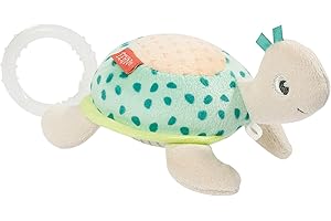 Fehn caja de música bebé tortuga nana, peluche con accesorio, melodía nana "Mozart's lullaby", juguete para bebé para llevar y para casa, juguetes musicales para bebés y niños
