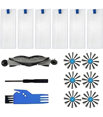 Lot De 5 Filtres Lavables De Rechange Pour Robot Aspirateur Ultenic Pro - Entretien Facile, Maintient La Performance - 6
