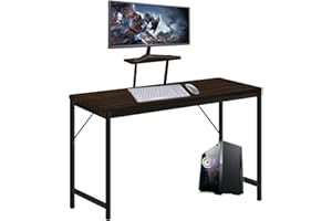 HAODACULTURE Escritorio para Ordenador portátil con Panel de Control, Mesa de Estudio y Trabajo para Oficina, Carga:150 kg (100x50x75cm)