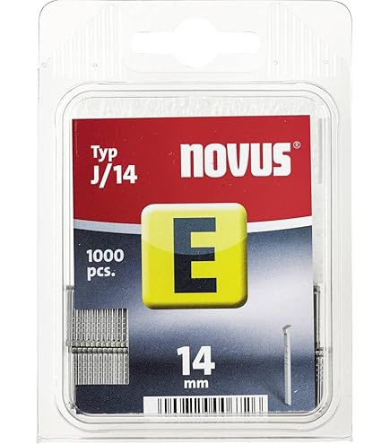 Agrafes Fines Type 53 - 14 Mm - Boîte De 800 - Pour Tissu, Cuir, Moquette - Galvanisées - 9