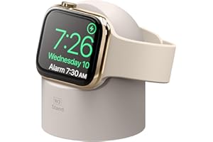 ‎ELAGO elago Stojak na ładowarkę W2 kompatybilny z Apple Watch Series Ultra3/Ultra2/Ultra/10/9/8/7/6/5/4/3/2/1,SE3/2/1 (49mm, 46mm, 45mm, 44mm, 42mm, 41mm, 40mm, 38mm)