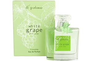 Di Palomo White Grape & Aloe Eau de Parfum 50ml – Long-Lasting Vegan Perfume for Women with Fresh Floral Scent Jasmine Pear & Aloe Luxury Italian Fragrance Gift for Her