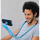 Coverzone Boyuna Takılabilir Esnek Telefon ve Tablet Tutucu 360&deg; D&ouml;nebilen Başlık 4-10 İn&ccedil; Cihazlarla Uyumlu Al&uuml;minyum Alaşım