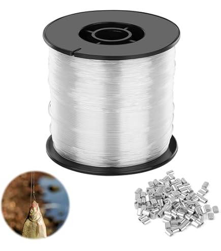 Lenza Da Pesca In Nylon Trasparente 0.2mm X 155m - Per Pesca E Artigianato - Foto 4