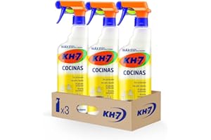 KH-7 Limpiador Multiusos Cocinas, Sin aclarado, Limpia tu cocina de una pasada, Sin lejía - Pulverizador 750ml, 3 unidades