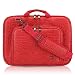 13 Inch MacBook Pro / Air CaseCrown Alligator Messenger Laptop Case with Memory Foam (Red) RS.2403.00