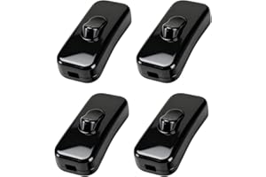 Powice 4 x przełącznik, pośredni sznurkowy, 230 V, kablowy, odpowiedni do 2 i 3-żyłowych kabli zasilających i małych urządzeń lub przełączników dźwigienkowych,