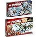 Produktbild Lego Ninjago 2er Set 70593 70602 Der Grüne Energie-Drache + Jays Elementardrache