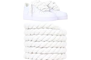 Slaace Lacci Corda Chunky 10mm - Non fare buchi - Lacci Corda Per Scarpe, Rope Laces