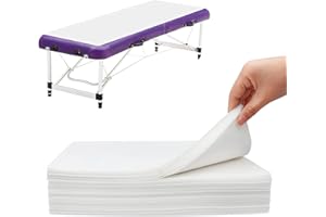 CCOMAGE 20 Pcs Disposable Bed Sheets Disposable Massage Spa Sheets Soft Non-Woven Fabric Massage Table Bed Sheet Waterproof and Oil Proof Bed Cover for Beauty Salon, SPA, Massage, Hospital, Tattoo, 70x170cm