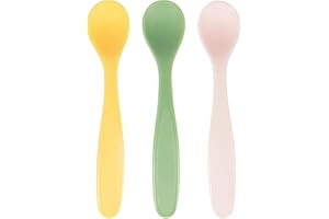 Badabulle Cuillères Souples et Douces x3, dès 4 mois, Sans BPA