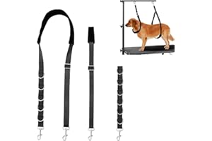 ASOCEA Hundepflege Bauchgurt Band Verstellbare Baderückhalteschlaufe Schlinge Nylon Katzenwäsche Bleibad für Welpen Kätzchen Kleine mittelgroße Katzen Hunde Haare schneiden Waschen Pflege