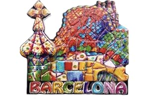 WEDARE 3D Gaudi Apartment Barcelona España Refrigerador Imán de Nevera Recuerdos Turísticos Pegatinas Magnéticas Hechas A Mano Inicio Cocina Decoración Regalo de Viaje