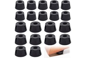 VOLLGUFEN 20 Pieds de Table Embout en Caoutchouc - Pour Pieds de Table, Chaises, Meubles - Protègent de l'Humidité et des Rayures