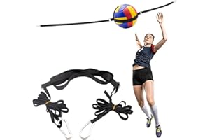 tinysiry Volleyball Training Aid olleyball Practice Trainer, High Elastic Adjustable Professional Fasten Tape Design Volleyball Spike Training Equipment Aid Set for Teen Girls Sets