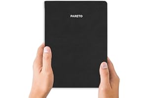 ‎PARETO Pareto Planer 2024 – Perfekt organisiert Ziele erreichen, Produktivität steigern, gute Gewohnheiten entwickeln | Buchkalender 2024, Wochenplaner, Tagesplaner, Erfolgsjournal, Organizer | Schwarz