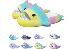 YImoomus Sharklas Originales NiñO, Sharky Chanclas Suela Gruesa Antideslizante, Sharklas Niña Tiburón Verano Zapatillas