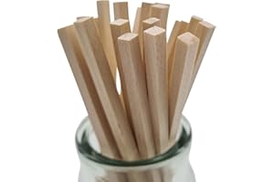 YOLLI Toffee Apple Sticks - 140mm x 5mm x 5mm - Square Section - Pack of 25