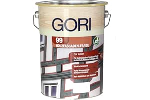 5L Gori 99 Polarweiß 8855 Holzfassaden-Farbe Wetterschutzfarbe