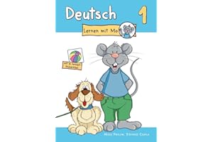 Deutsch lernen mit Mo - Teil 1: Bildwörterbuch zum Ausmalen, Üben und Spielen mit farbigen Bildkärtchen