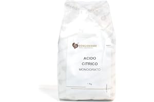BONGIOVANNI FARINE E BONTA' NATURALI Acido citrico monoidrato 1Kg