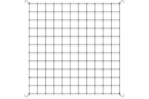 AC Infinity Grow Tent Trellis Netting 120x120cm, Heavy-Duty Elastic Plant Net with Steel Hooks, Flexible Hydroponics Support for Grow Tents, Gardening, and Horticulture, 4x4'