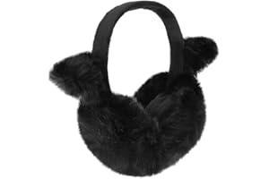 IPenny Adjustable Ear Warmers, Plush Winter Ear Muffs, Cold Protection, Cartoon Star Pattern for Children