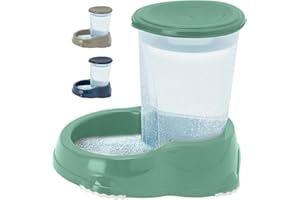 CAT CENTRE Smarty Sipper Bowl 1.5L Automatic Gravity Water Dispenser Drinker Dog Rabbit Small Animal Premium Pet Supplies Kittens Healthy Watering Green