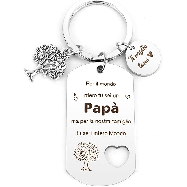 Portachiavi A Cuore Per Mamma In Acciaio Inossidabile - Regalo Per Compleanno, Festa Della Mamma, Natale - Con Sacchetto In Velluto