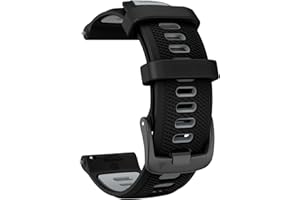 ISABAKE 22mm Pasek do Forerunner 255 Music/Forerunner 265, Silikonowy Pasek z Szybkozłączką do Garmin Venu 2/Vivoactive 4/Samsung Galaxy Watch 3 45 mm