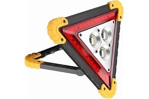 Leapiture Warning Triangle Light 30W Warning Triangle Led Warning Light LED Car Triangle Light Vehicle Maintenance Camping Safety Signal Light