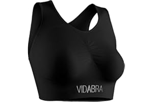 MUVU Vidabra, Top para la mastectomía, Sostenes para la mastectomía, Reduce la irritación dérmica, Sostén Transpirable, Top Suave y Anti-Olor.