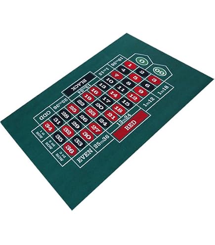 Tapis De Jeu Double Face En Feutre - Texas Hold'em & Blackjack - Taille 60x90 Cm - Imperméable Et Roulable - Pour Soirées Casino à La Maison