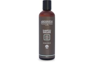 Amsarveda Hair Loss Active Rejuvenation Shampoo – 100% naturligt, ayurvediskt, intensiv rengöring, vårdande, utan parabener och sulfater, 250 ml