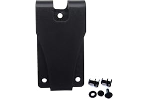 DANULAND 2 Sets Heavy Duty Kydex Leather Holster and Sheath Belt Loop Clips with Stainless Steel Chicago Screws