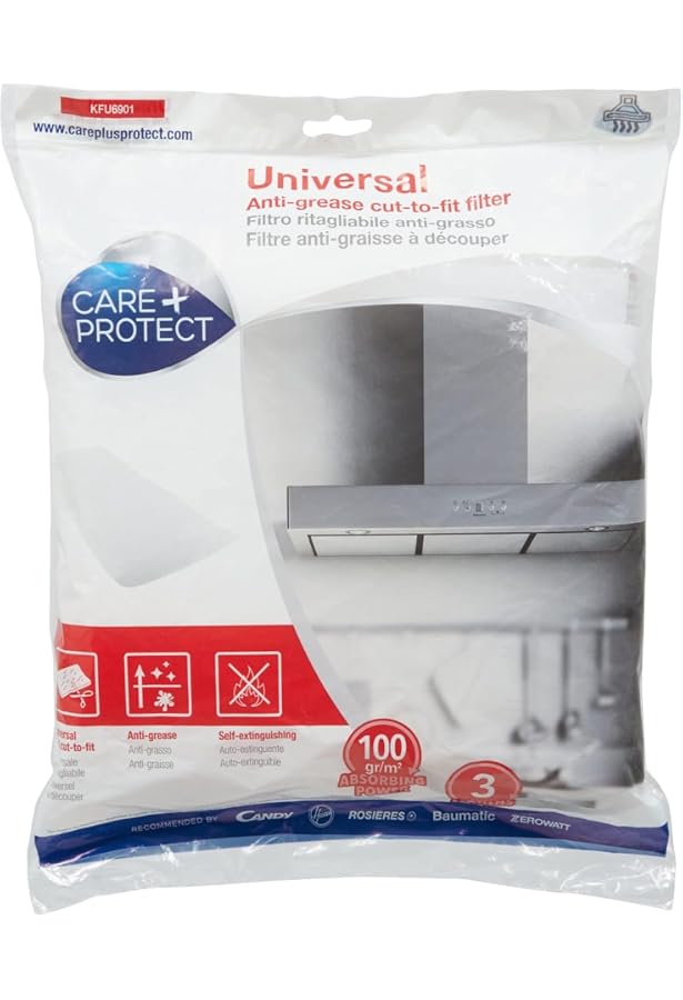 Filtres à Charbon Actif Pour Hotte - Lot De 2, Dimensions 150 X 30 Mm, Absorption Des Odeurs, Remplacement Facile