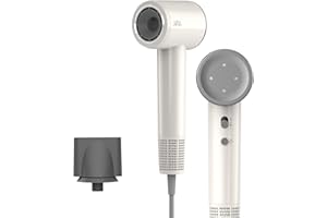 AINA Suszarka do włosów, suszarka do włosów dla kobiet z nasadką magnetyczną, silnik bezszczotkowy BLDC - 110 000 obrotów na minutę, 200 milionów jonów, lekka, jonizacja podróżna(Kość słoniowa)