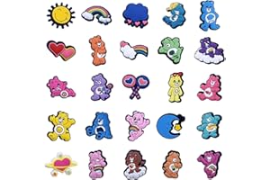 DGTSYAL 25Pcs Ainiv Charmes de Chaussure, Pins Crocs, Crocs Charms Crocs Accessoires pour Filles Garçons, Chaussure Charms Accessoires Crocs Decoration Bracelet Décorations de Fête Cadeaux D'anniversaire