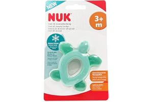 NUK Cool All-Around Bitring med kylelement, från 3 månader, 1 st, flerfärgad