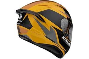 MT Helmets Targo Pro Sound D3 Gold - Casco de Moto Integral