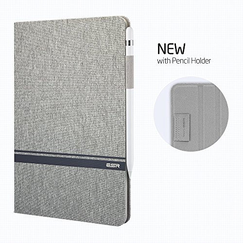 iPad Pro 9.7 Hülle, ESR® Auto aufwachen / Schlaf Funktion und Einstellbarem Blickwinkel Funktion Schutzhülle für iPad Pro 9.7 Zoll (Grau) - 2