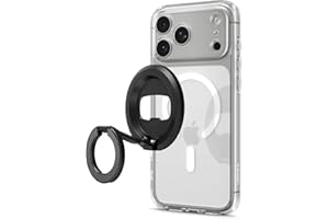 Spigen O-Mag Anneau Téléphone Magnétique pour MagSafe [Décapsuleur & Support Réglable] Compatible avec Accessoire MagSafe, iPhone 17 16 15 14 et Coque MagSafe pour Samsung S25, Pixelsnap pour Pixel 10