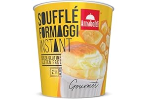 Arnaboldi - Instant Soufflé ai Formaggi, 40g, Piatti Pronti Senza Glutine con Crema di Riso e Panna, Ideale come Pranzo Veloce o Cena Leggera, Gluten Free, Piatto Pronto in Pochi Minuti, 1 Porzione