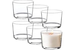 ‎KONZEPT 11 Konzept 11-6er Set Kerzengläser 150ml, Kerzen Gläser leer zum Gießen – ideal für Duftkerzen, Wachsgießen und individuelle Kerzenkreationen