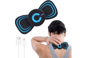 FRIKINK Masajeador de Cuello y Cervicales, Todos los Músculos - 6 Modos, 9 Intensidades, Batería de 2 Horas - Alivio y Tonificación Muscular, Regalo Original Mujer y Hombre