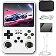 EWDGOES R36S Handheld Game Console 3.5 inch Preinstalled Emulator System White 32GB+64GB