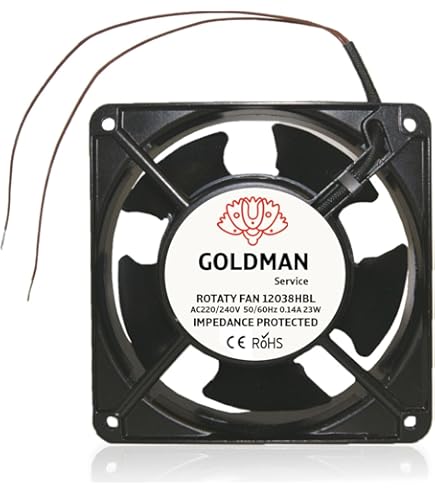Axial Fan For Fireplace Cassette Insertable High Temperature Resistance Thermal Fan Metal Blades Cooling Fan TA12038 220V - 13 - View #13