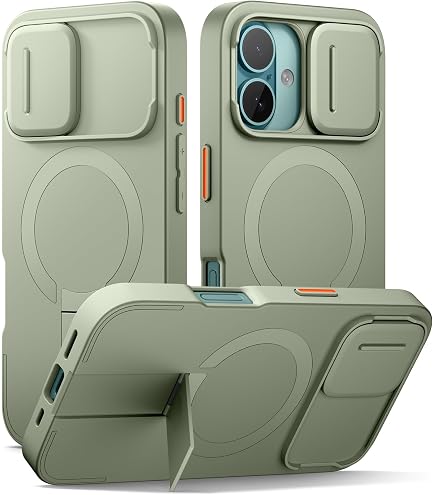 Dexnor Handyhülle Für IPhone 16 Pro Max – Magnetisch, Mit Kameraabdeckung & Verstellbarem Kickstand, Stoßfest