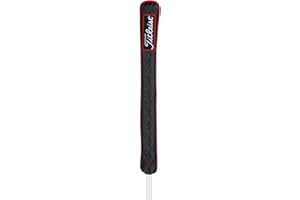 Titleist Jet Black Alignment Stick Headcover, Black/Red