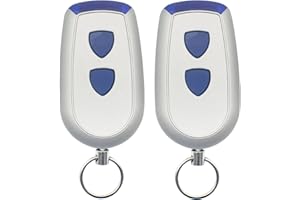 ZANPIERO Garagentoröffner Fernbedienung 433MHz Handsender Fernbedienung Kompatibe Normstahl Handsenderl mit EA433 2KS, EA 433 4KS, EA 433 2KM Micro, RCU 433-2, RCU 433-4, T433-4, N00280, 2 Packung